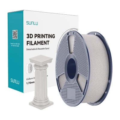 Sunlu PLA High-Speed Marble světle šedý filament pro 3D tiskárny