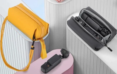 Sunnylife B018 černá brašna pro OSMO 360, Insta360 GO Ultra, OSMO Pocket 3, sportovní kameru a smartphone