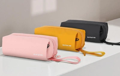 Sunnylife B018 žlutá brašna pro OSMO 360, Insta360 GO Ultra, OP 3, sportovní kameru a smartphone