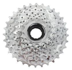 Sunrace 8-kolo 13-32 zubů, chrom, index, pro E-bike, v krabičce