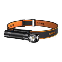Superfire Čelovka 2 v 1 TH04, 600 lm, USB-C Superfire Čelovka 2 v 1 TH04, 600 lm, USB-C