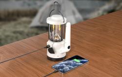 Superfire Kempingová lampa s průzkumnou svítilnou M61 – 360 lm, USB-C, 350 m