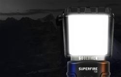 Superfire Kempingová lampa T30, 600 lm, USB