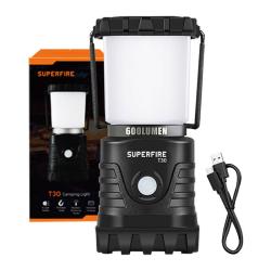 Superfire Kempingová lampa T30, 600 lm, USB