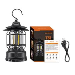 Superfire Kempingová lampa T51, USB-C