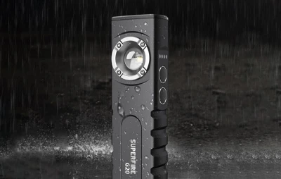 Superfire Multifunkční svítilna G20, 470lm, USB