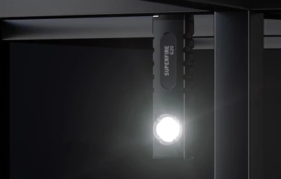 Superfire Multifunkční svítilna G20, 470lm, USB