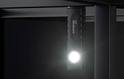 Superfire Multifunkční svítilna G20, 470lm, USB