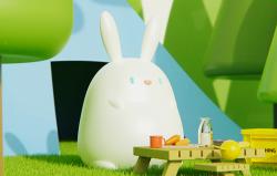 Superfire RAB-02 Little Rabbit Detské nočné svetlo