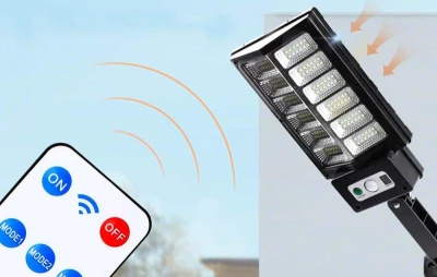 Superfire Solární lampa FF7-B, 28W, 2400mAH