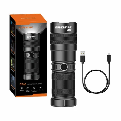 Superfire Svítilna GT60, 2600 lm, USB-C