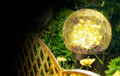 Superfire Záhradná solárna lampa FF16-A, 600mAh (VÝPREDAJ)