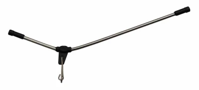 Suretti ohnuté kovové brčko s karabinkou 15 cm