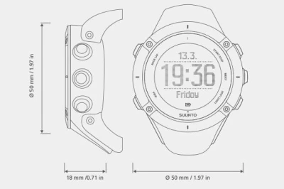 Suunto Ambit3 Peak Black (HR) (AKČNÍ CENA) (VÝPRODEJ)