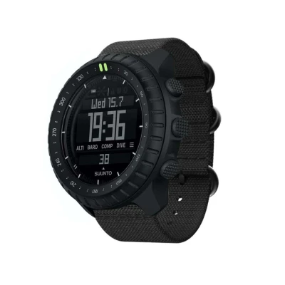 Suunto Core 2 All Black + textile strap (AKČNÍ CENA)