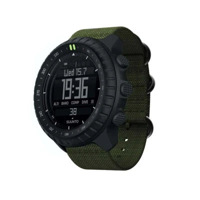 Suunto Core 2 All Black + textile strap (AKČNÍ CENA)
