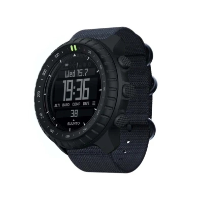Suunto Core 2 All Black + textile strap (AKČNÍ CENA)
