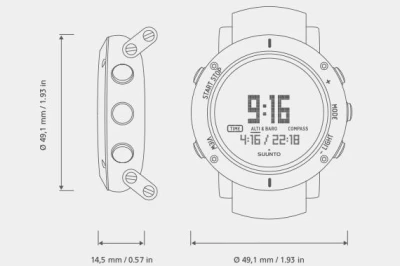 Suunto Core Coral Crush digitální outdoorové hodinky
