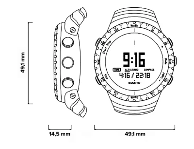 Suunto Core Regular Black (AKČNÍ CENA)