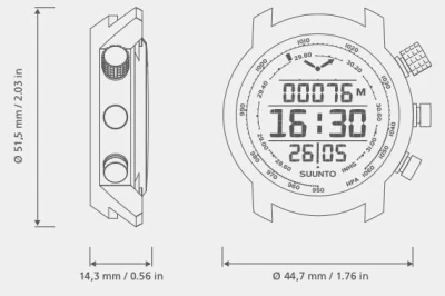 Suunto Elementum Terra All Black (AKČNÍ CENA)