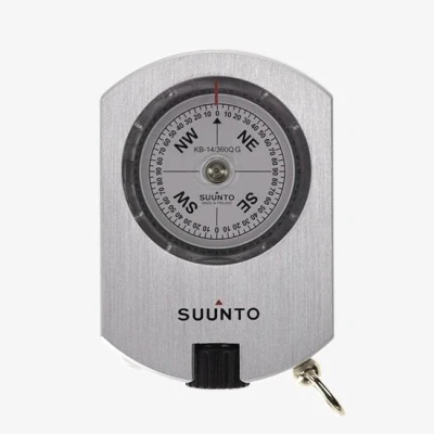 Suunto KB 14/360Q G stříbrný kovový profesionální zaměřovací kompas