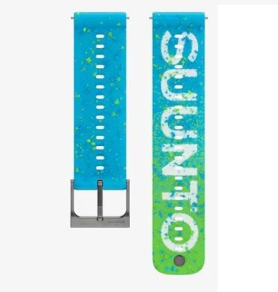 Suunto Athletic 6 Silicone Power Blue S/M pro Vertical, Race a kompatibilní řemínek
