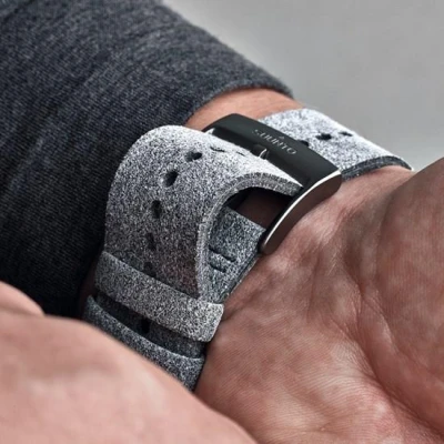 Suunto Urban 5 Microfiber Grey/Steel řemínek pro hodinky Suunto 9 a kompatibilní