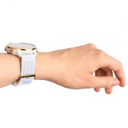 Suunto Suunto 20mm Athletic 5 Braided Textile Strap White Gold Size S