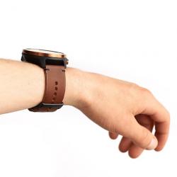 Suunto Suunto 20mm Urban 2 Leather Strap Brown Black Size M