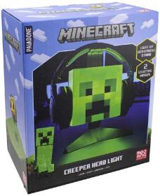 Světlo Creeper (Minecraft) lampička držák na sluchátka 2v1 na baterie Světlo
