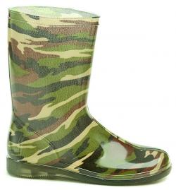 Svit Holínky Army zelené dámská obuv