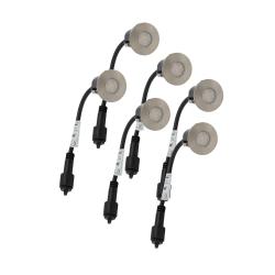 Svítidlo Led zápustné pr.4,5cm, 0,2W, IP67 (6ks) do dřeva