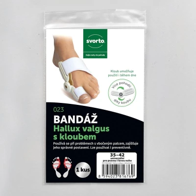 Svorto Hallux Valgus s kloubem bandáž na palec