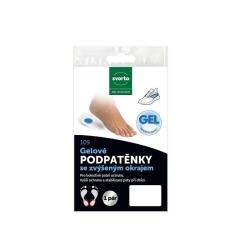 Svorto Gelové podpatěnky se zvýšeným okrajem POUZE 38-42 (M) (VÝPRODEJ)