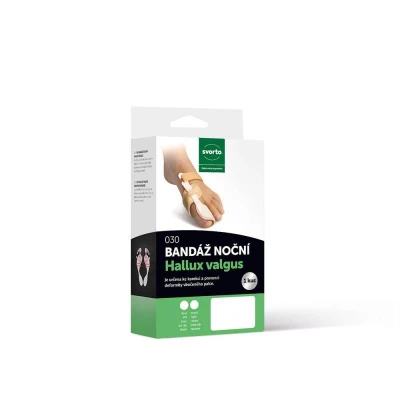 Svorto Hallux Valgus noční bandáž na palec POUZE EU 41-46 pravá (VÝPRODEJ)