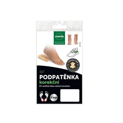 Svorto Podpatěnka korekční 0,5 cm POUZE 37-39 (VÝPRODEJ)