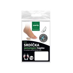 Svorto Srdíčka samolepicí kapka-béžová