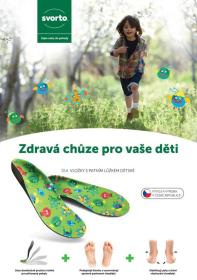 Svorto Vložky s patním lůžkem dětské POUZE EU 35-36 (VÝPRODEJ)