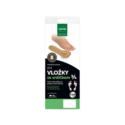 Svorto Vložky se srdíčkem 3/4