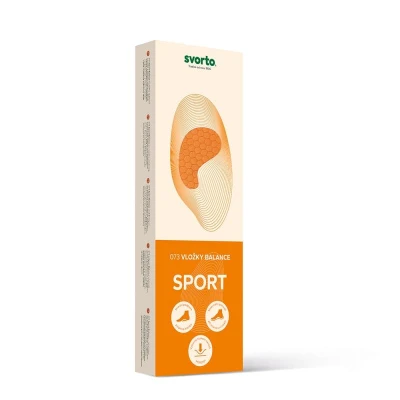 Svorto Sport Balance oranžové sportovní vložky