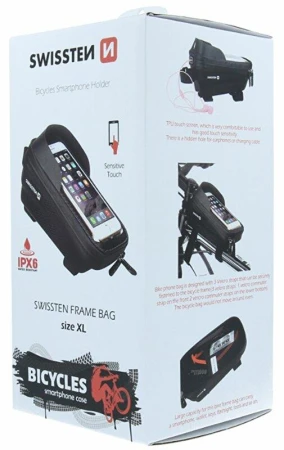 Swissten brašna For Smartphone černá