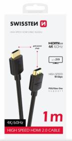 SWISSTEN KABEL HDMI NA HDMI 4K 60Hz 1,0 M PVC SWISSTEN KABEL HDMI NA HDMI 4K 60Hz 1,0 M PVC