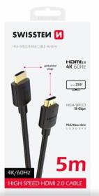 SWISSTEN KABEL HDMI NA HDMI 4K 60Hz 5,0 M PVC SWISSTEN KABEL HDMI NA HDMI 4K 60Hz 5,0 M PVC