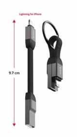 SWISSTEN MAGNETICKÝ KEYCHAIN KABEL USB-A / LIGHTNING 9,7 CM SWISSTEN MAGNETICKÝ KEYCHAIN KABEL USB-A / LIGHTNING 9,7 CM