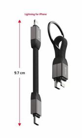 SWISSTEN MAGNETICKÝ KEYCHAIN KABEL USB-C / LIGHTNING 9,7 CM SWISSTEN MAGNETICKÝ KEYCHAIN KABEL USB-C / LIGHTNING 9,7 CM