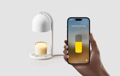 SwitchBot Candle Warmer bílý inteligentní ohřívač svíček