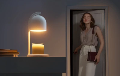 SwitchBot Candle Warmer bílý inteligentní ohřívač svíček