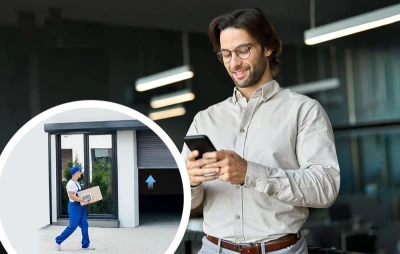 SwitchBot fialový inteligentní ovladač garážových vrat