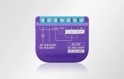 SwitchBot Reléový spínač 1 inteligentní spínač s beznapěťovým kontaktem