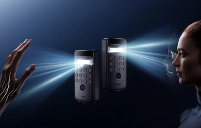 SwitchBot Keypad Vision Pro tmavě šedá klávesnice pro chytrý zámek